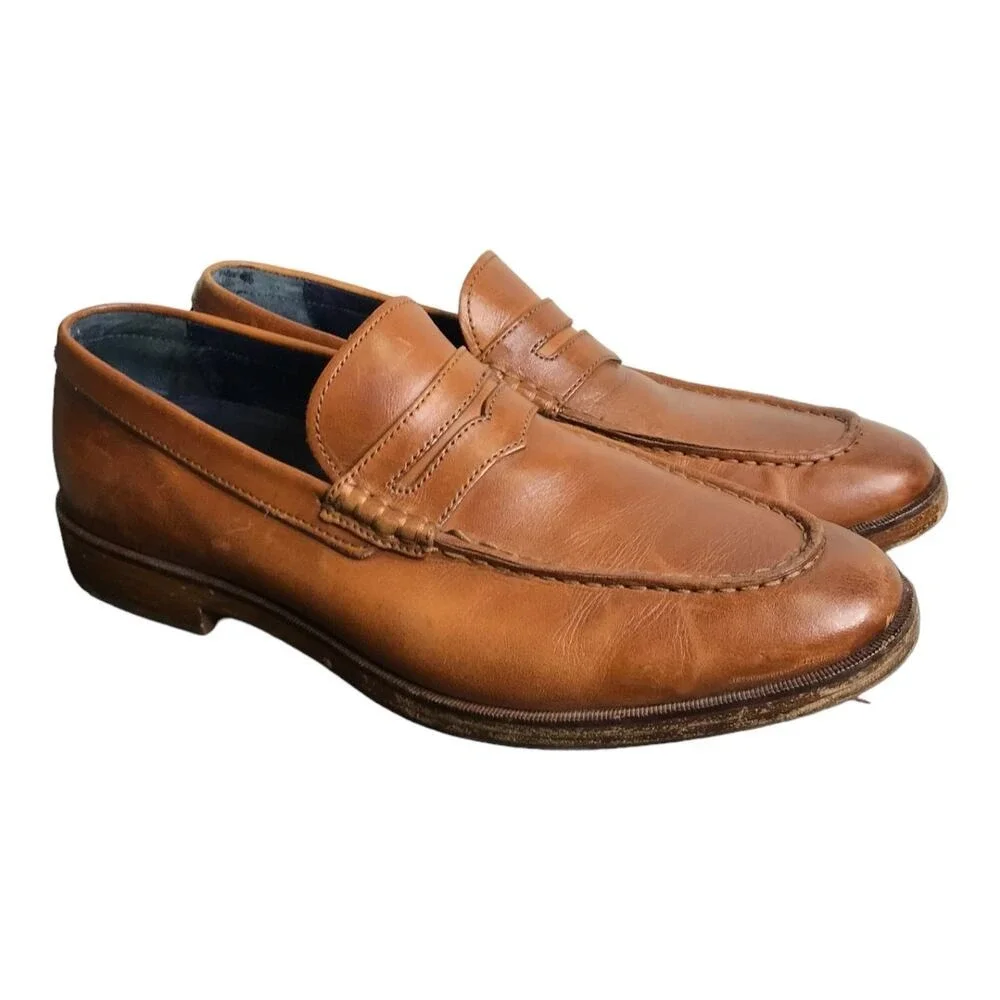 Cole Haan Penny‎ Loafer Mens 9 Brown C25070 Grand.OS Leather 